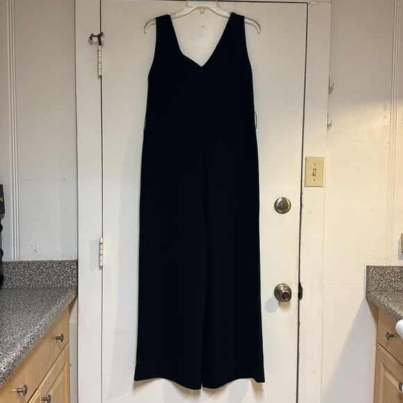 EVERLANE The Triacetate Belted Jumpsuit Black Sz 6 NWT - Picture 14 of 15